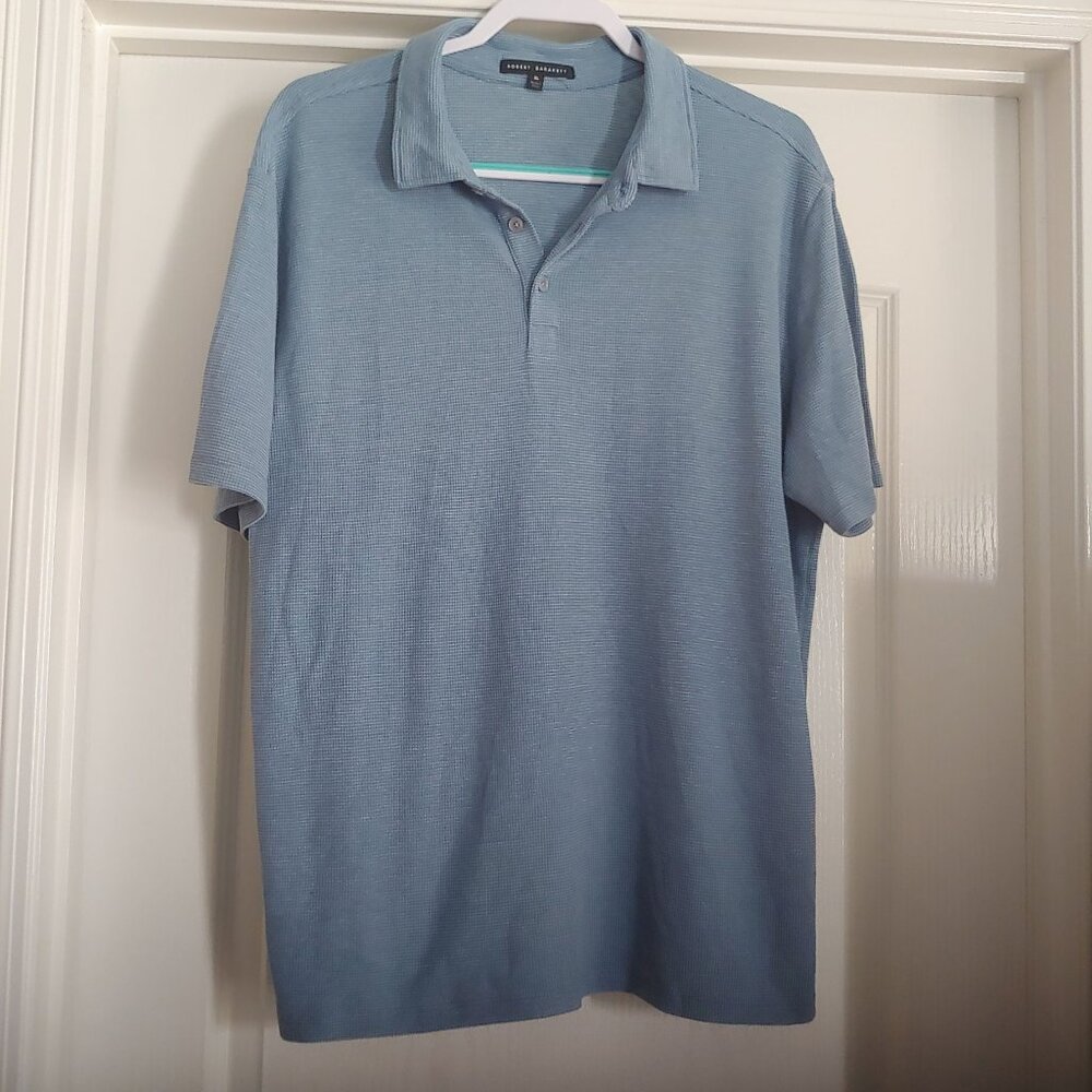 Robert Barakett Mens Short Sleeve Golf Country Club Casual Classic Shirt XL